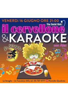Serata Social Quiz e Karaoke - Ristorante Roma Sud