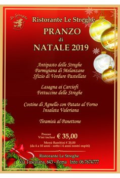 Pranzo di Natale 2019 a Roma