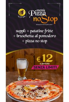 Menu Pizza NO STOP