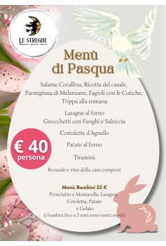 Menù di Pasqua 2026