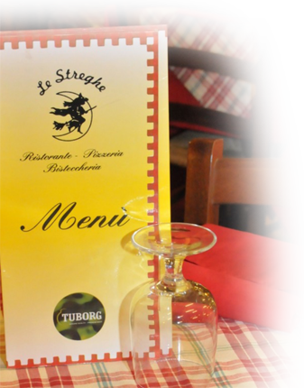 menu ristorante Le Streghe Roma
